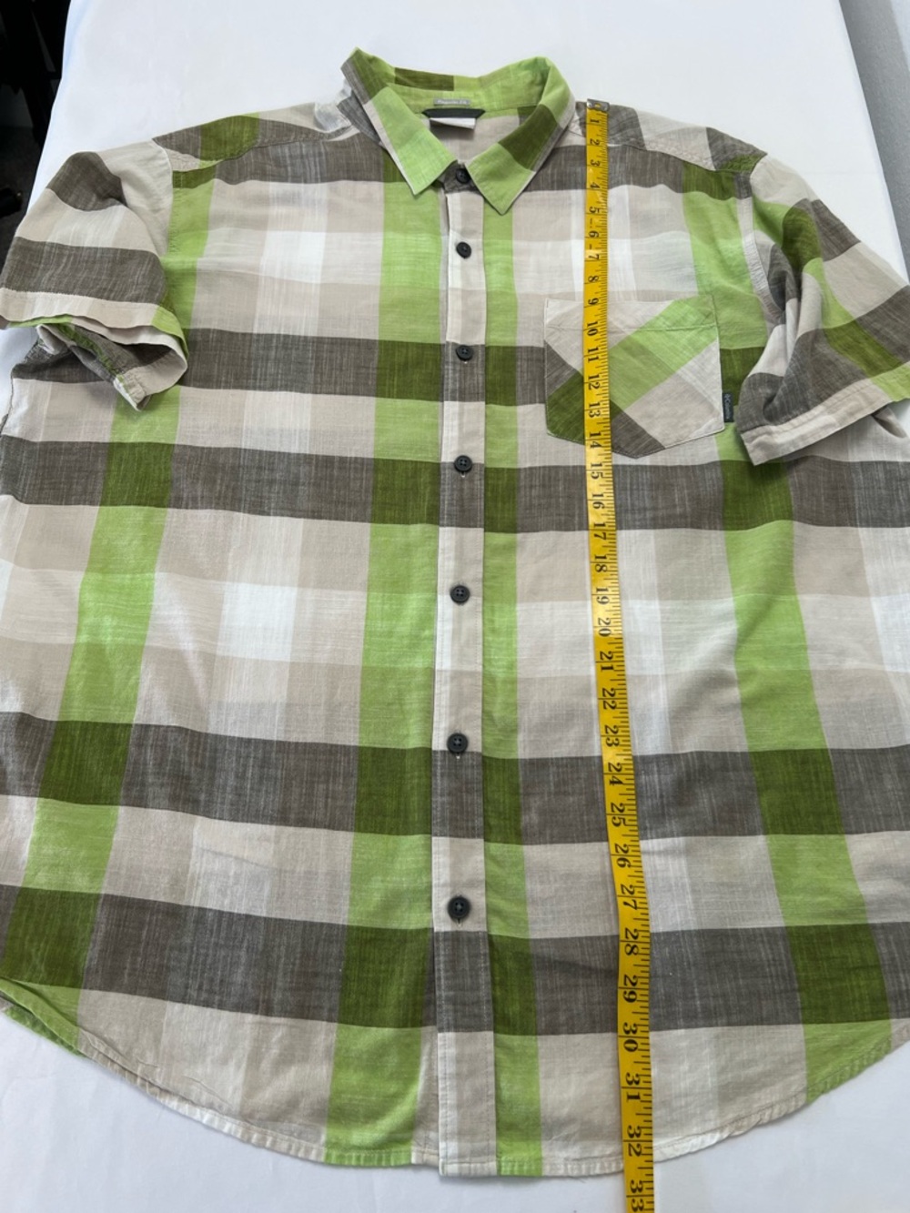 Columbia Cotton Plaid Short Sleeve Button Down - Picture 7 of 10